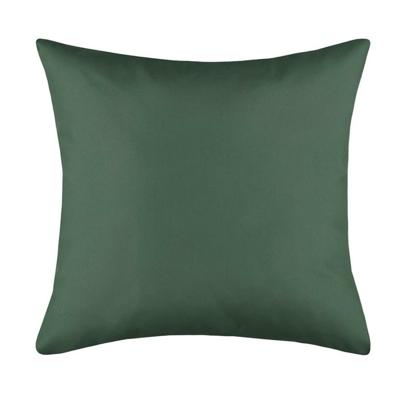 Stof Textile sierkussen Hawaii - donkergroen - 40 x 40 cm - bank kussens - polyester