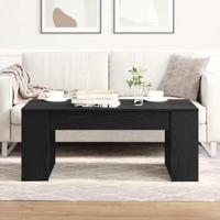 Salontafel Zwart eiken 102 x 55 x 42 cm Bewerkt hout