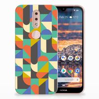 Nokia 4.2 TPU bumper Funky Retro - thumbnail