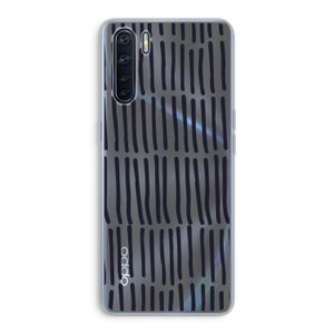 Moroccan stripes: Oppo A91 Transparant Hoesje