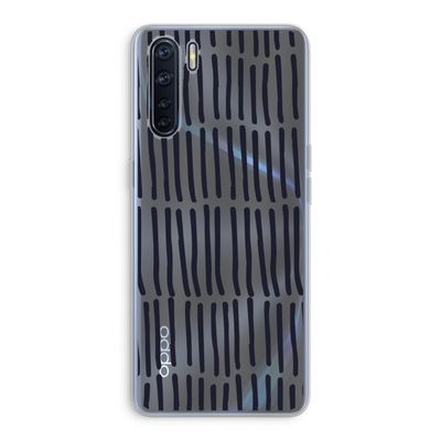 Moroccan stripes: Oppo A91 Transparant Hoesje