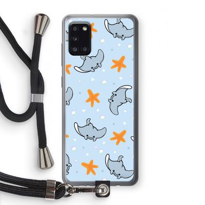 Manta: Samsung Galaxy A31 Transparant Hoesje met koord