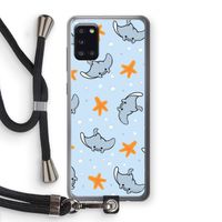 Manta: Samsung Galaxy A31 Transparant Hoesje met koord