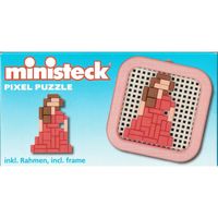 Ministeck Vrouw in jurk in lijstje puzzel 30045P - thumbnail