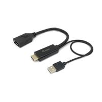 Equip 119039 hdmi to displayport adapter, 0.15 m, hdmi type a (standard) displayport, male, straight