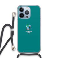 Win98: iPhone 13 Pro Transparant Hoesje met koord