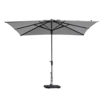 Parasol Syros luxe 280x280cm lichtgrijs