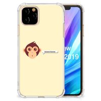 Apple iPhone 11 Pro Stevig Bumper Hoesje Monkey - thumbnail