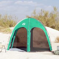 VidaXL Zwembad tent zeegroen 366 x 305 x 231 cm polyester en glasvezel