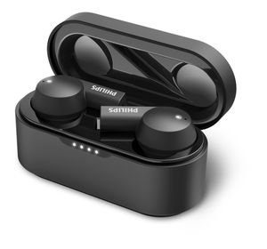 Philips TAT5505BK/00 hoofdtelefoon/headset Hoofdtelefoons Draadloos In-ear Oproepen/muziek USB Type-C Bluetooth Zwart