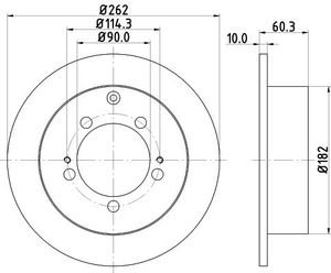 Remschijf 54361PRO 8DD355118661