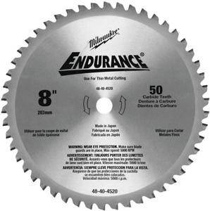 Milwaukee Cirkelzaagblad voor Metaal | Ø 203mm Asgat 15,87mm 50T - 48404520