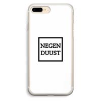 Negenduust vierkant: iPhone 7 Plus Transparant Hoesje