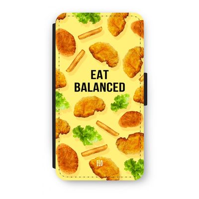 Eat Balanced: iPhone X Flip Hoesje Eat Balanced: iPhone X Flip Hoesje