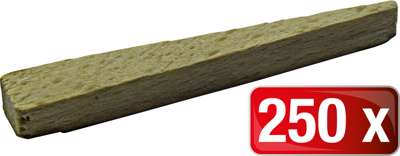 Connex Tegelwigje Hout (250St) - COX792001