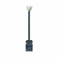 Wieland Aansluitsnoer 5x1.5 3m zwart male 92 257 3004 1