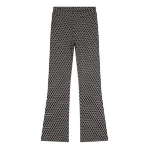 Indian Blue Jeans Meisjes flair broek geruit - Zwart