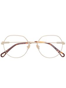 Chloé Eyewear lunettes de vue Benjamine à monture ronde - Or