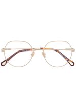 Chloé Eyewear lunettes de vue Benjamine à monture ronde - Or