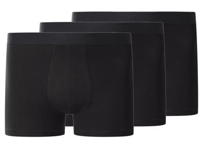 esmara Men Set van 3 heren boxers (Zwart, 4XL)