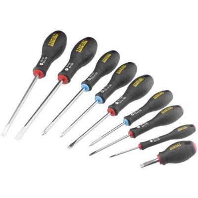 Set van 9 schroevendraaiers - STANLEY FATMAX - FMHT65424-0 - Elektricien + Monteur + Pozidriv