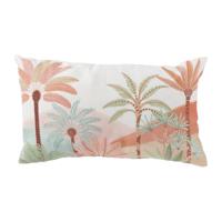 Kussen palmbomen - terra/groen - 30x50 cm - thumbnail
