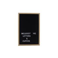 Letterbord hout 143-letters 30x45cm Letterbord hout 143-letters 30x45cm