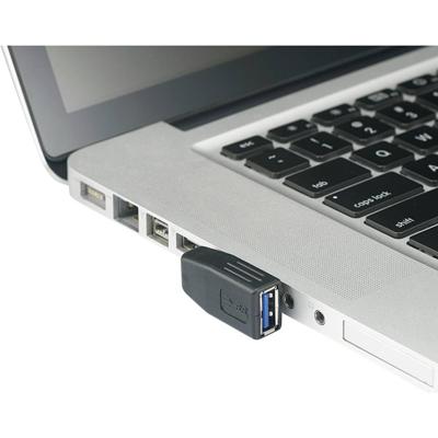 USB 3.2 Gen 1 (USB 3.0) Adapter [1x USB 3.2 Gen 1 stekker A (USB 3.0) - 1x USB 3.2 Gen 1 bus A (USB 3.0)] Högersvängd