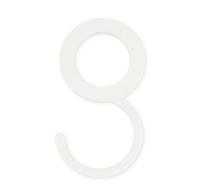 Garderobehaak wit voor buis Ø32 mm - per stuk