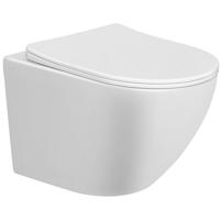 Xellanz Nibiru Rimless Wandcloset met Toiletzitting - Softclose en Quick Release - Glans Wit