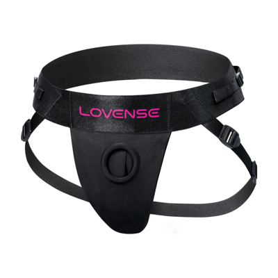 Lovense Strapless Harnas voor Lapis Dubbel Eind Vibrerende Strap-on - Zwart/Roze