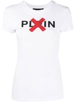 Philipp Plein t-shirt en coton à logo imprimé - Blanc