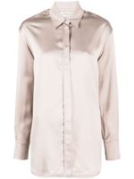 Golden Goose Batilda Boyfriend satin-finish shirt - Rose