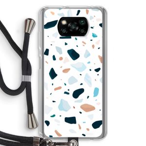 Terrazzo N°13: Xiaomi Poco X3 NFC Transparant Hoesje met koord