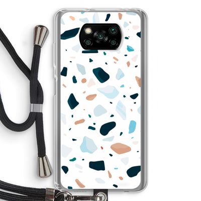 Terrazzo N°13: Xiaomi Poco X3 NFC Transparant Hoesje met koord