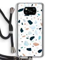 Terrazzo N°13: Xiaomi Poco X3 NFC Transparant Hoesje met koord