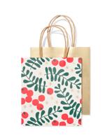 HEMA Cadeautas 7x17x15cm maretak - 2 stuks HEMA Cadeautas 7x17x15cm maretak - 2 stuks