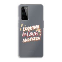 Pizza is the answer: OnePlus 9 Pro Transparant Hoesje