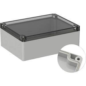 TRU COMPONENTS TC-9065492 Outdoorbehuizing Polycarbonaat Grijs-wit (RAL 7035) 1 stuk(s)