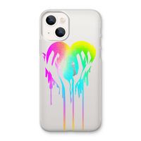Hold My Heart: iPhone 13 mini Transparant Hoesje