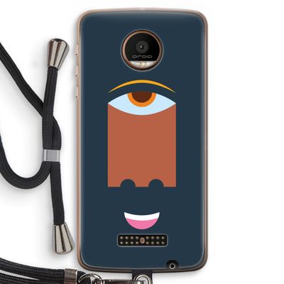 Mono M: Motorola Moto Z Force Transparant Hoesje met koord