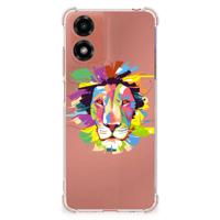 Motorola Moto G24 | G24 Power | G04 Stevig | Bumper Hoesje | Lion Color