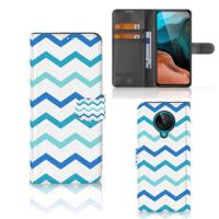 Xiaomi Poco F2 Pro | Telefoon Hoesje | Zigzag Blauw
