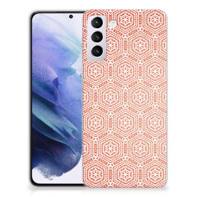 Samsung Galaxy S21 Plus | TPU bumper | Pattern Orange