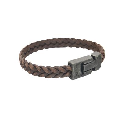 JOSH Heren Leren Armband Bruin | 24831