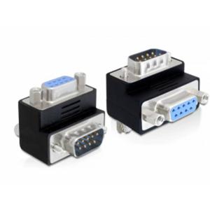 Delock 65265 VGA Adapter [1x D-sub stekker 9-polig - 1x D-sub bus 9-polig] Zwart