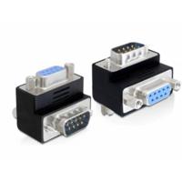 Delock 65265 VGA Adapter [1x D-sub stekker 9-polig - 1x D-sub bus 9-polig] Zwart