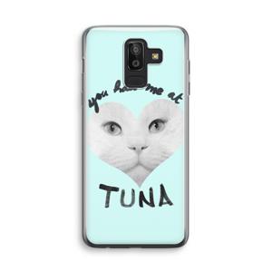 You had me at tuna: Samsung Galaxy J8 (2018) Transparant Hoesje