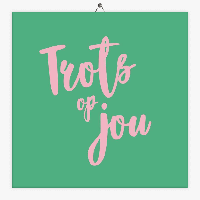 Tekst tegeltje trots op jou