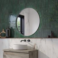 Ben Mimas ronde spiegel met LED verlichting en anti-condens Ø80cm mat zwart